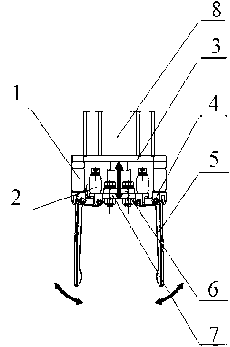 Mechanical arm and catching mechanism of drying device