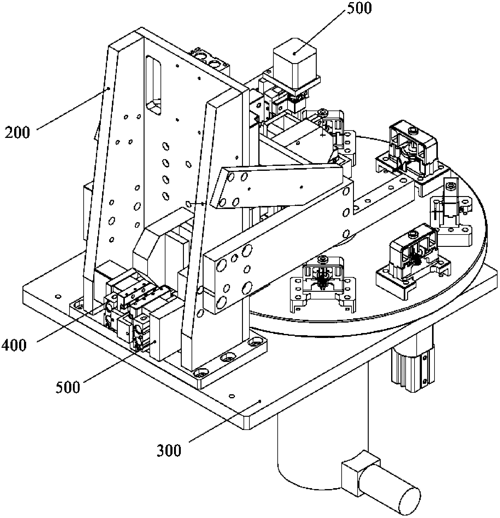 Automatic accurate adjustment system for instrument movement clearance