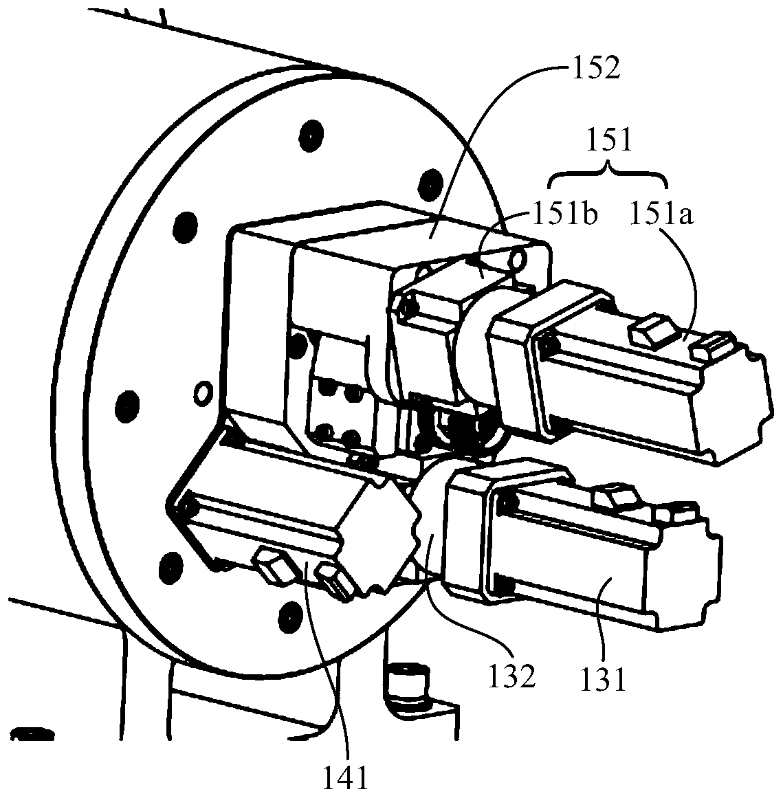 A low-pressure turbine installation device and its use method