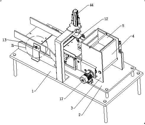 Plate directional arranging and conveying device for punch press