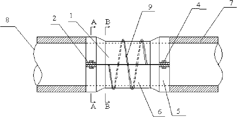 Method for preventing buckle propagation and inhibiting vortex-induced vibration of benthal pipeline