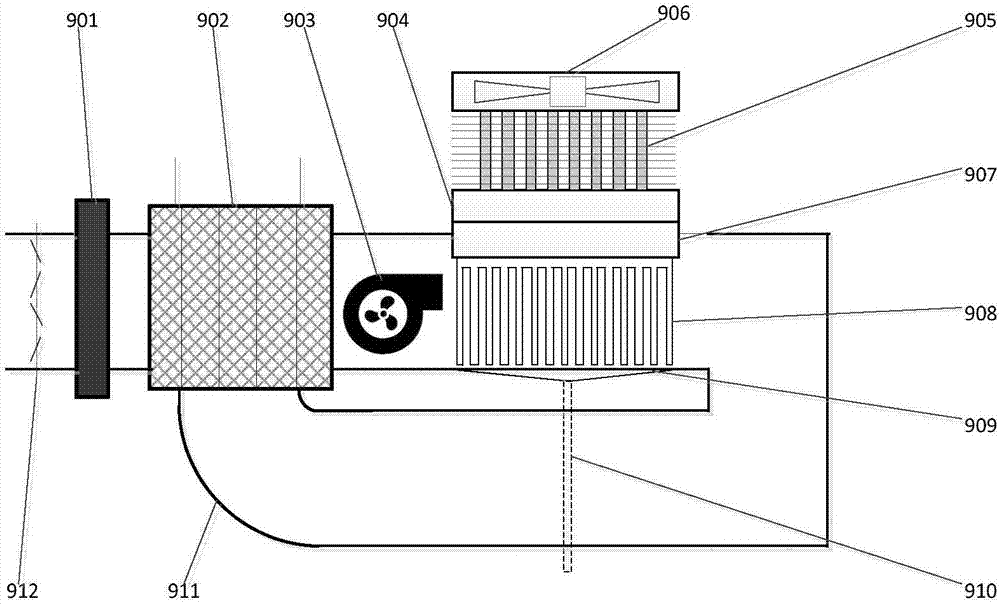 Diffusion-absorption constant humidity control system with automatic water adding function for cultural relics showcase