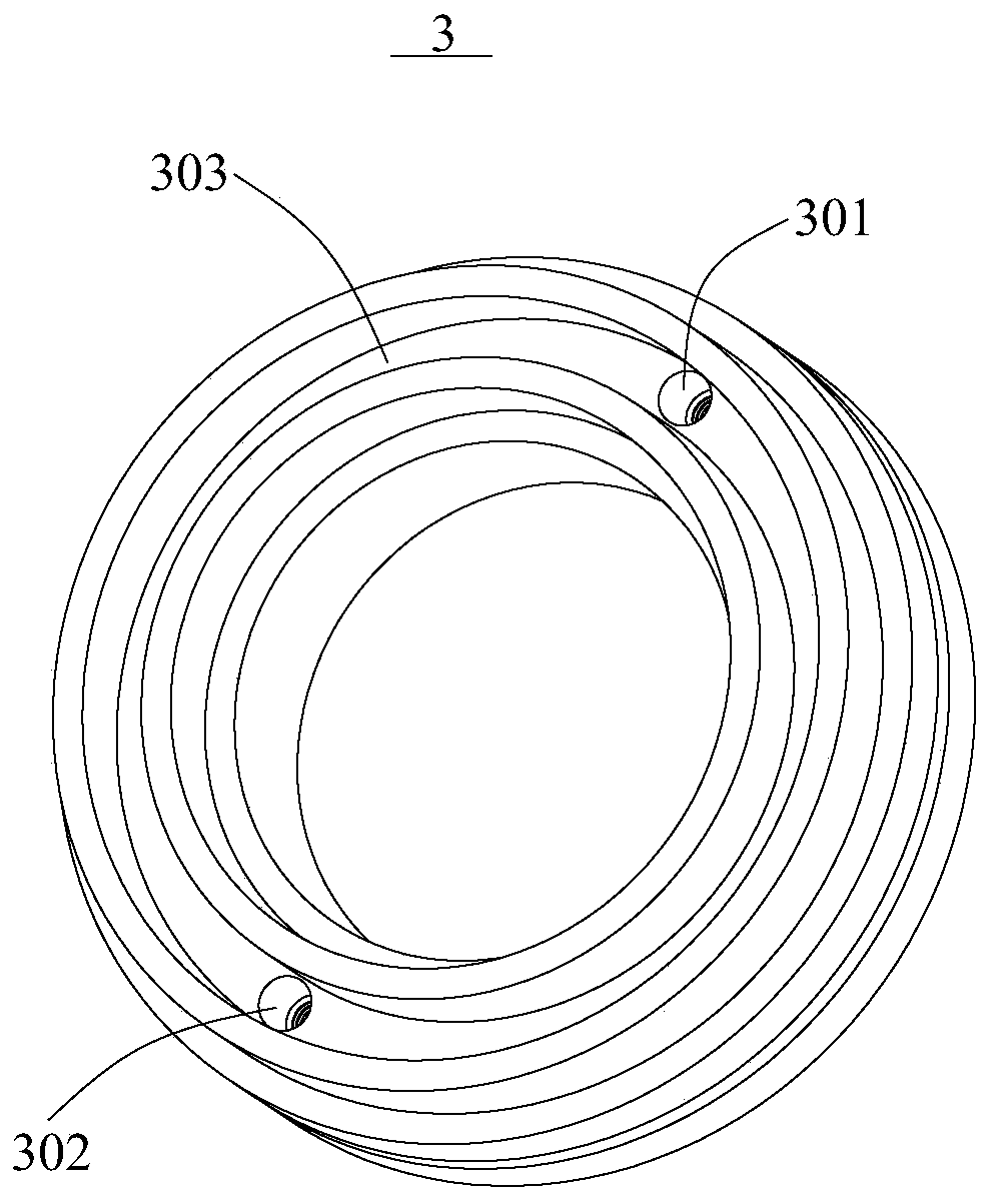 Water-cooling single-end-face mechanical sealing structure and working method thereof