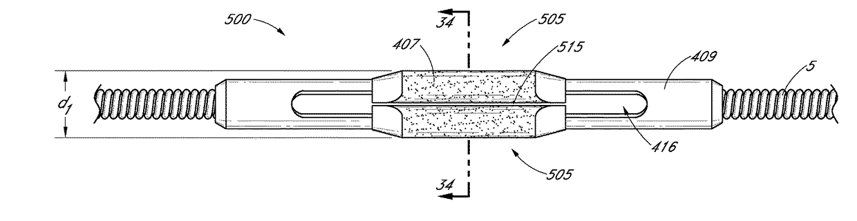 Abrasive elements for rotational atherectomy systems