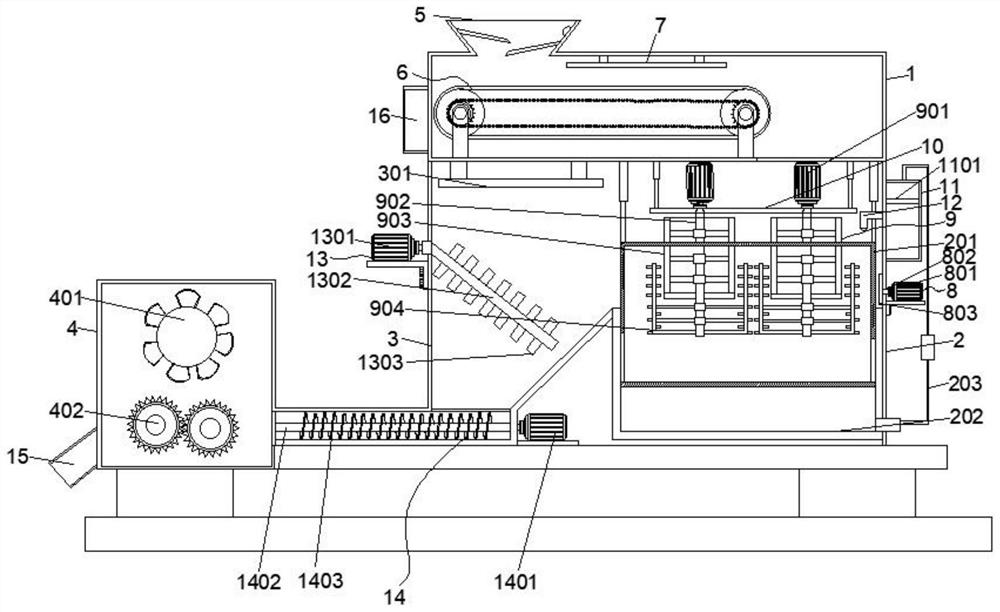 Rice flour integrated processing equipment