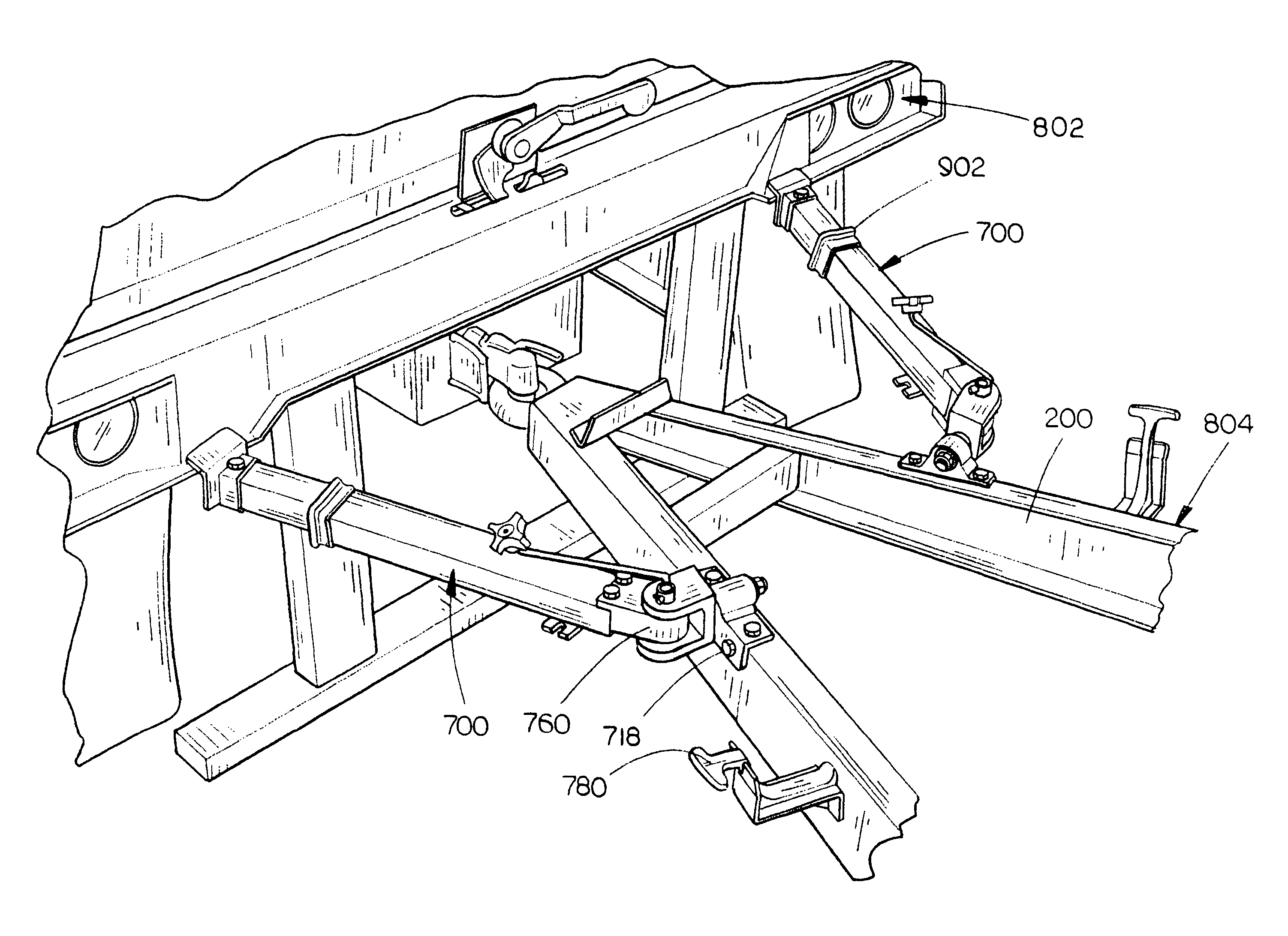 Method and apparatus for the lineal, straight, reverse movement of one or more vehicles in tow behind a prime mover