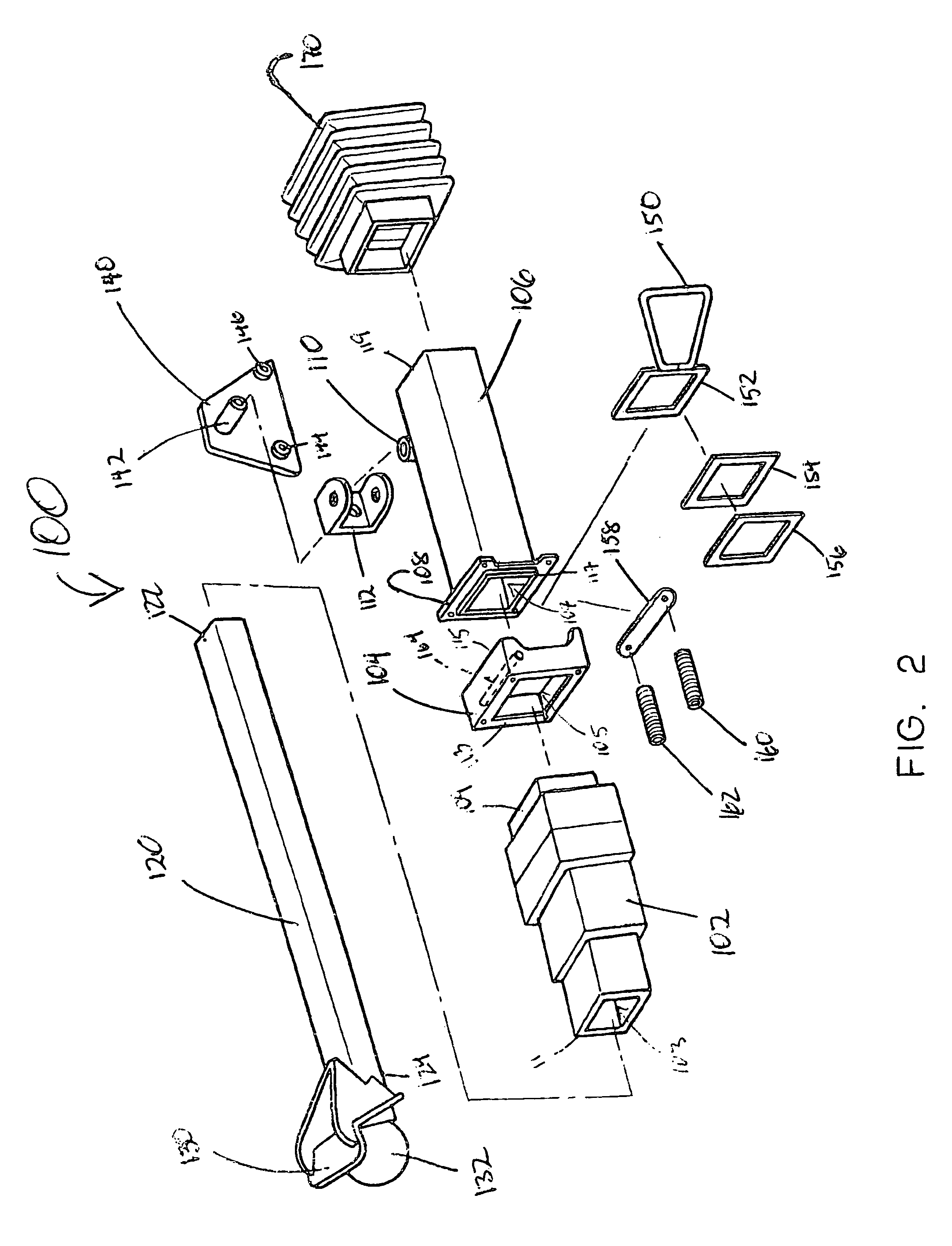 Method and apparatus for the lineal, straight, reverse movement of one or more vehicles in tow behind a prime mover