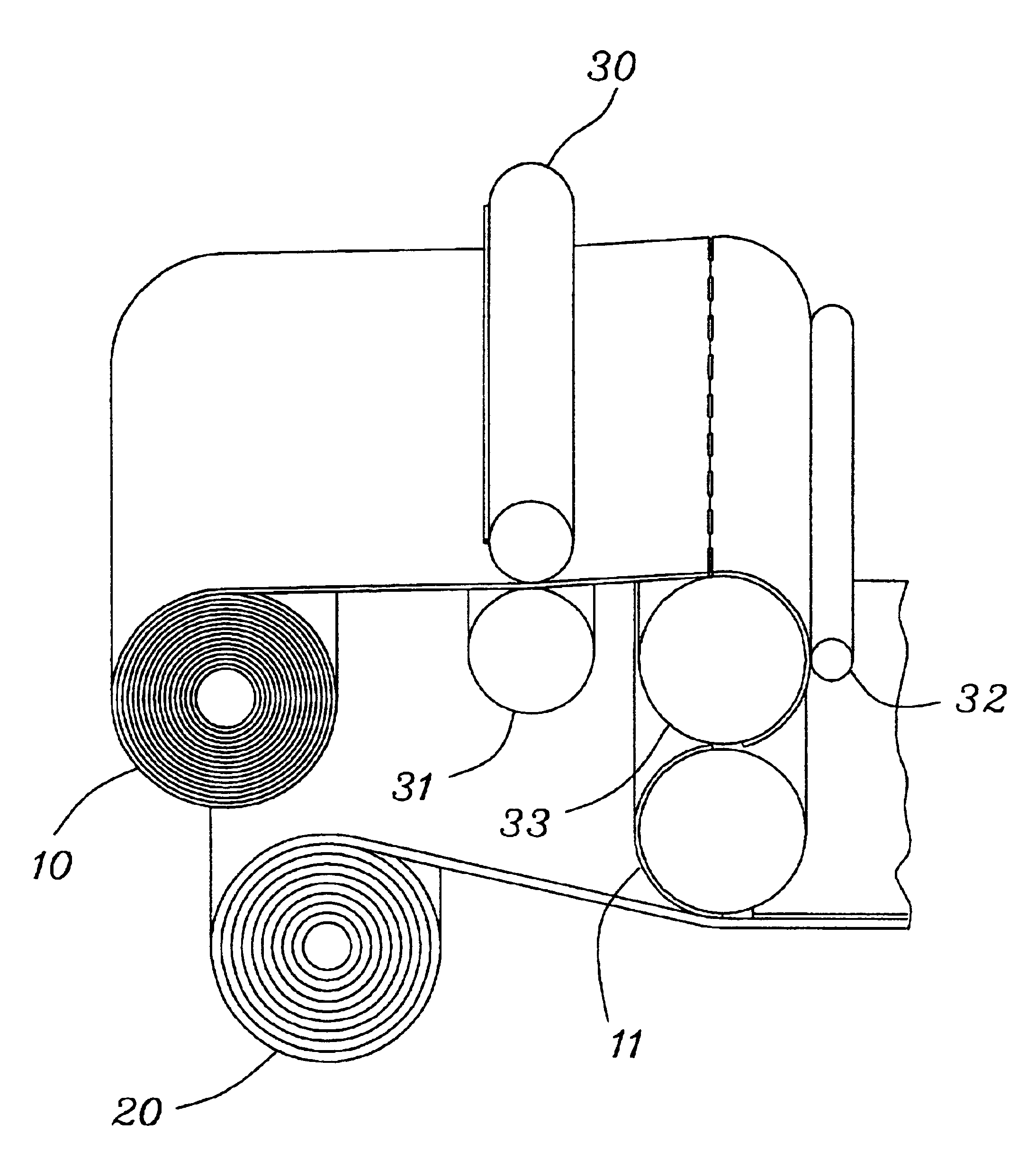 Continuous method of providing individual sheets from a continuous web