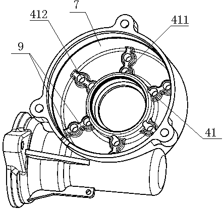 A column-assisted electric power steering device