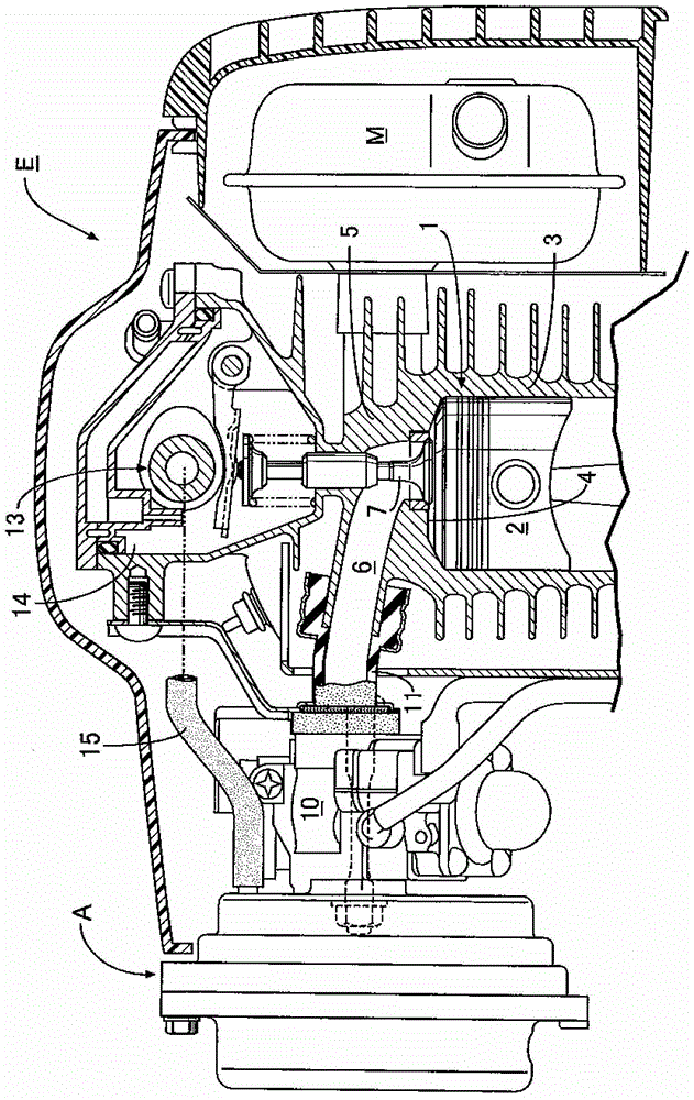 Air filter for working machine engine