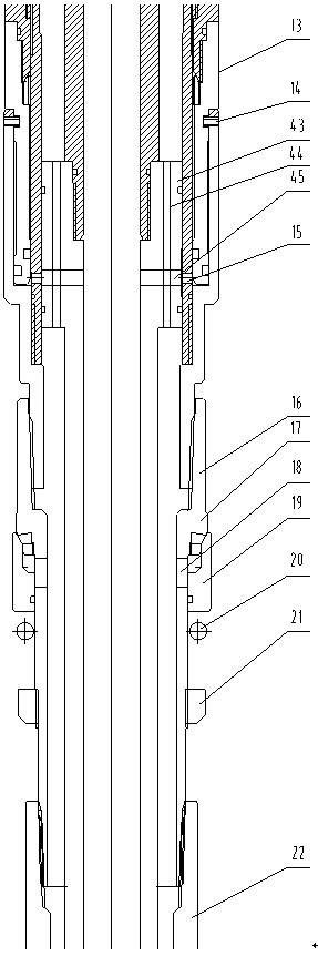 Ball-throwing type layered sand control process pipe column and method thereof
