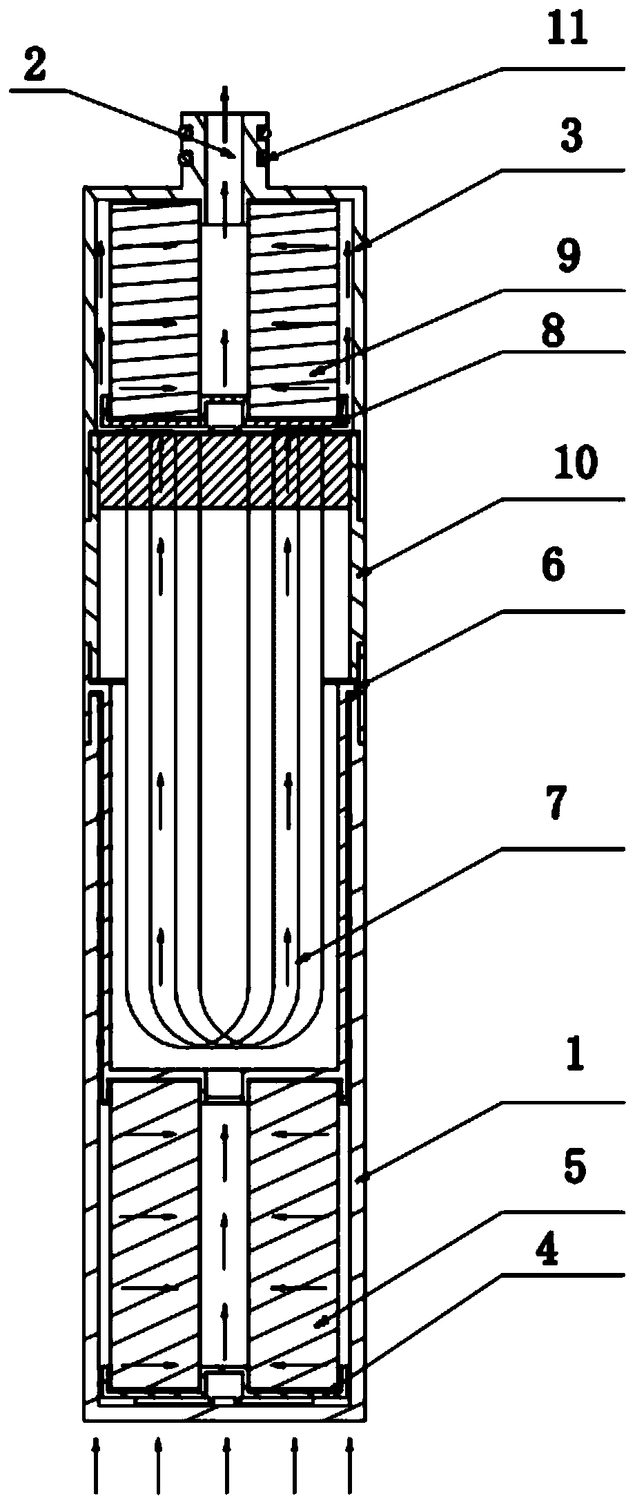 Faucet filter element structure