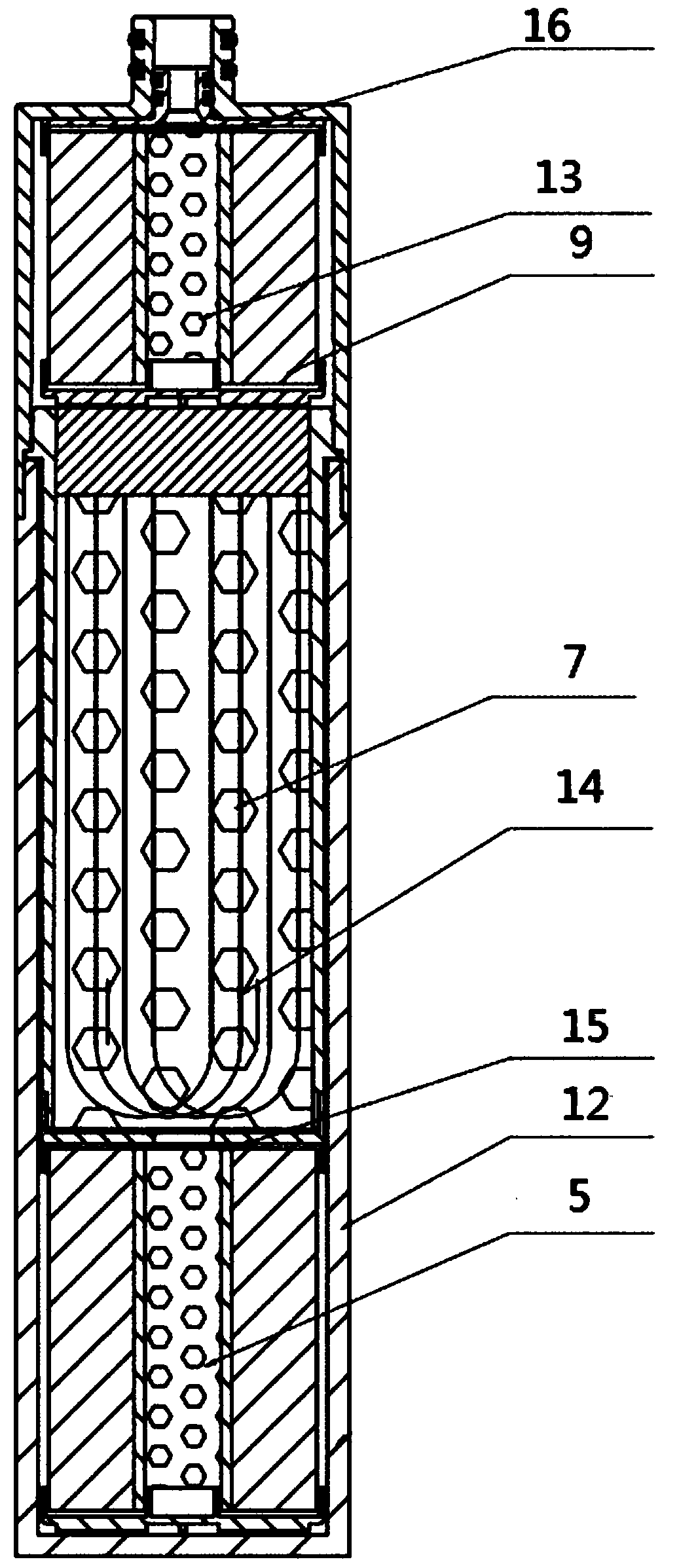 Faucet filter element structure