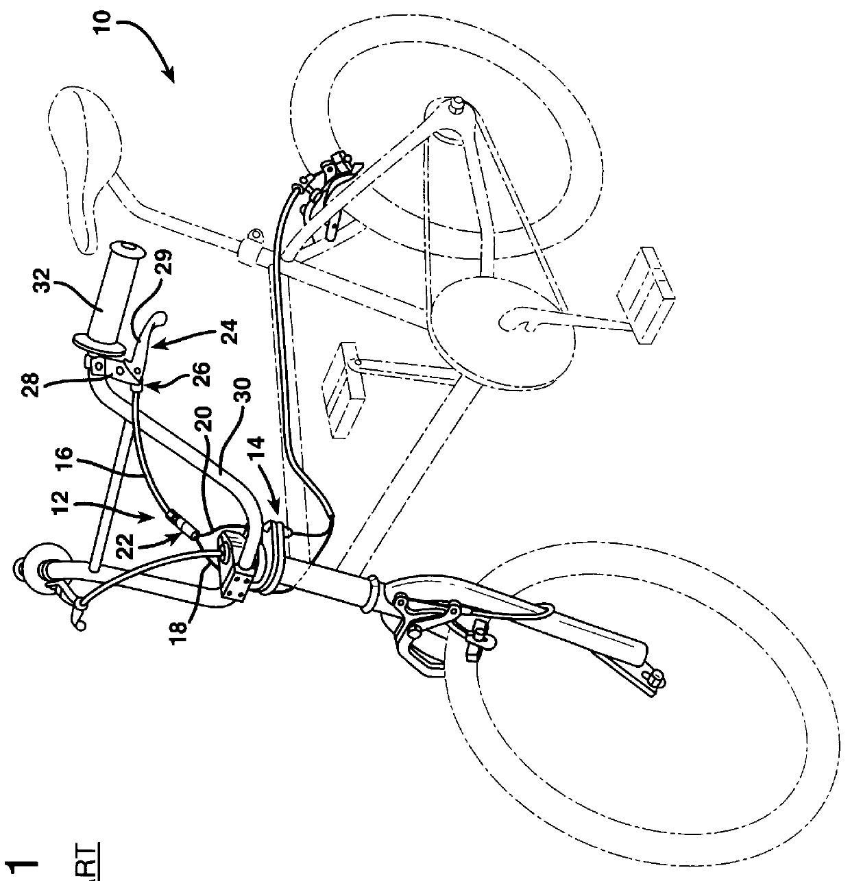 Bicycle brake cable system