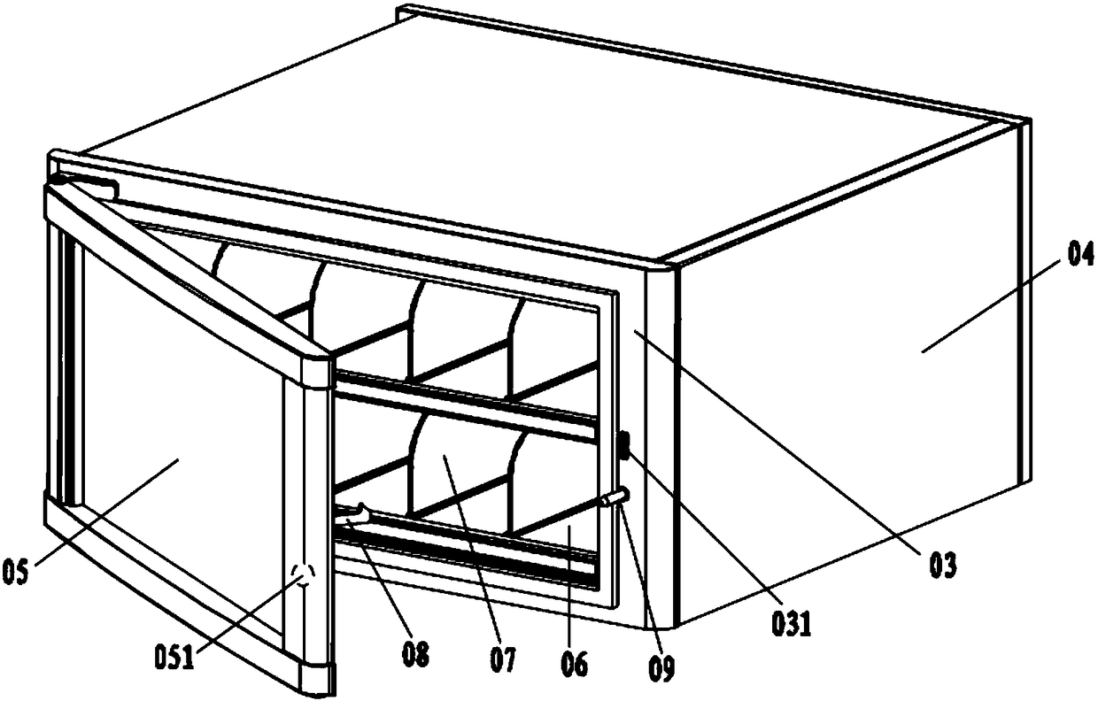 A kind of medical preservation cabinet