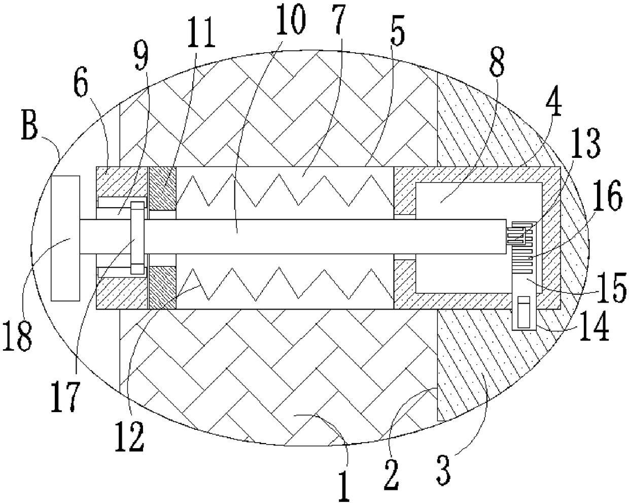 Connection structure of prestressed concrete pipe piles