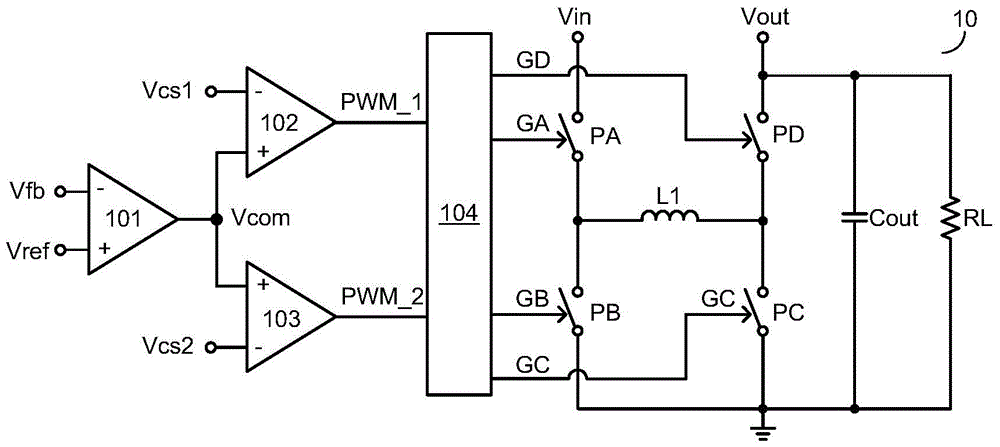 Buck-boost switch circuit and its control method