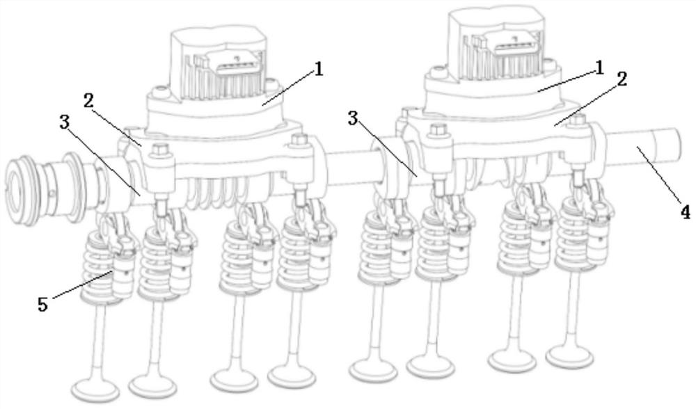 Cam sliding type variable valve lift system, engine and vehicle