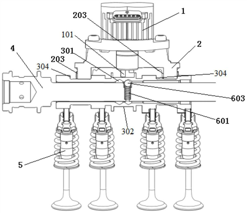 Cam sliding type variable valve lift system, engine and vehicle