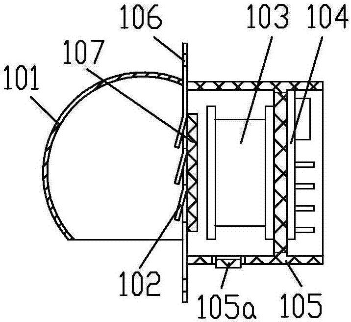 Air-pipe-free fresh air system