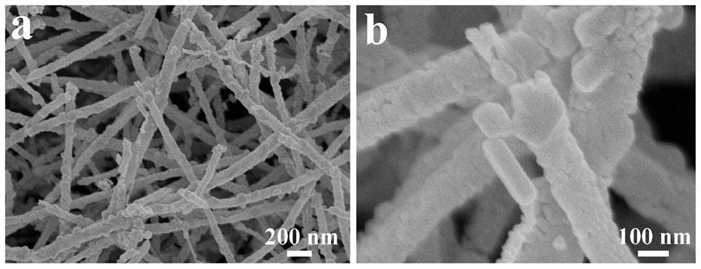 A silver-modified cobalt tungstate/cadmium tungstate nanofiber photocatalytic material and its preparation method and application