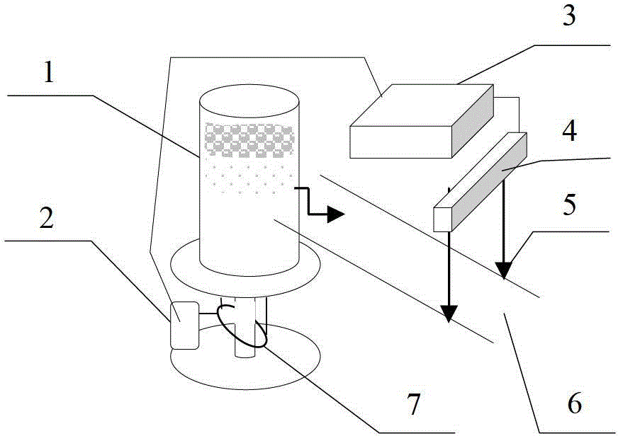 Online automatic detecting and defoaming method for bonding spray glue