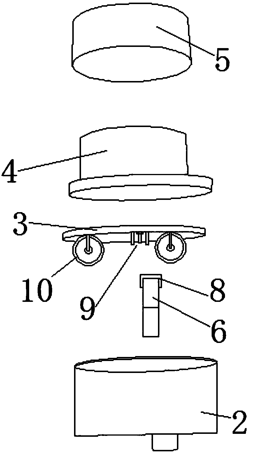 Precise sensitive wireless remote-reading water meter