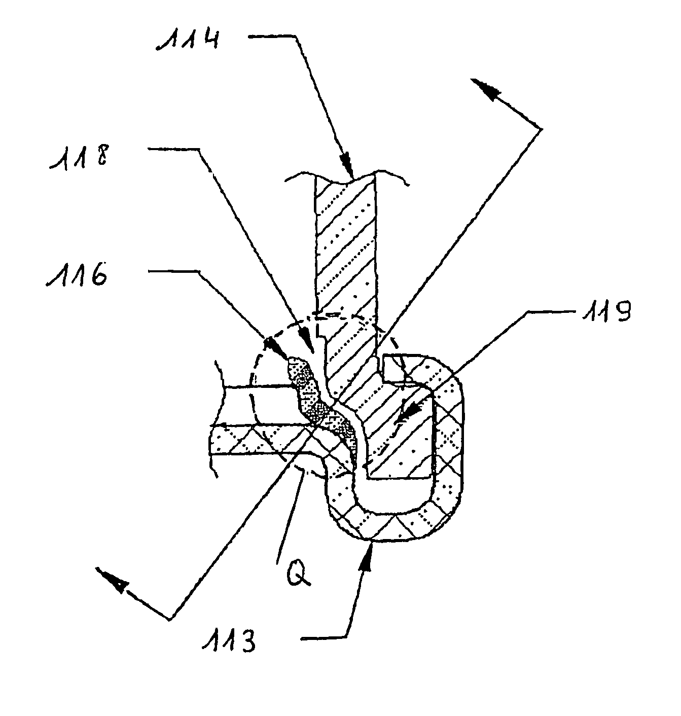 Detection system for localizing defective seals in heat exchangers