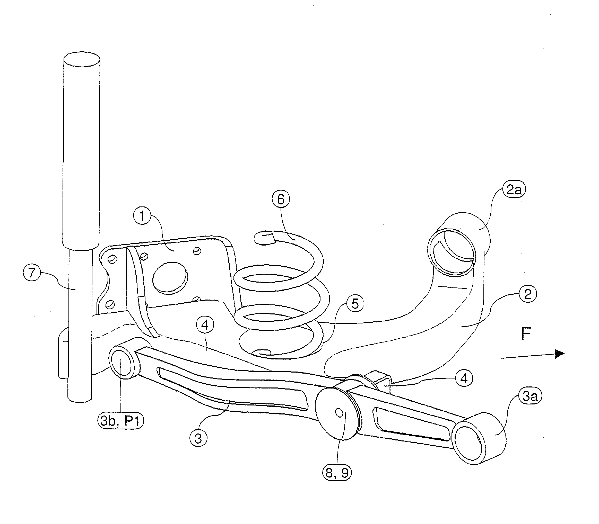 Vehicle Wheel Suspension of the Semi-Trailer Type