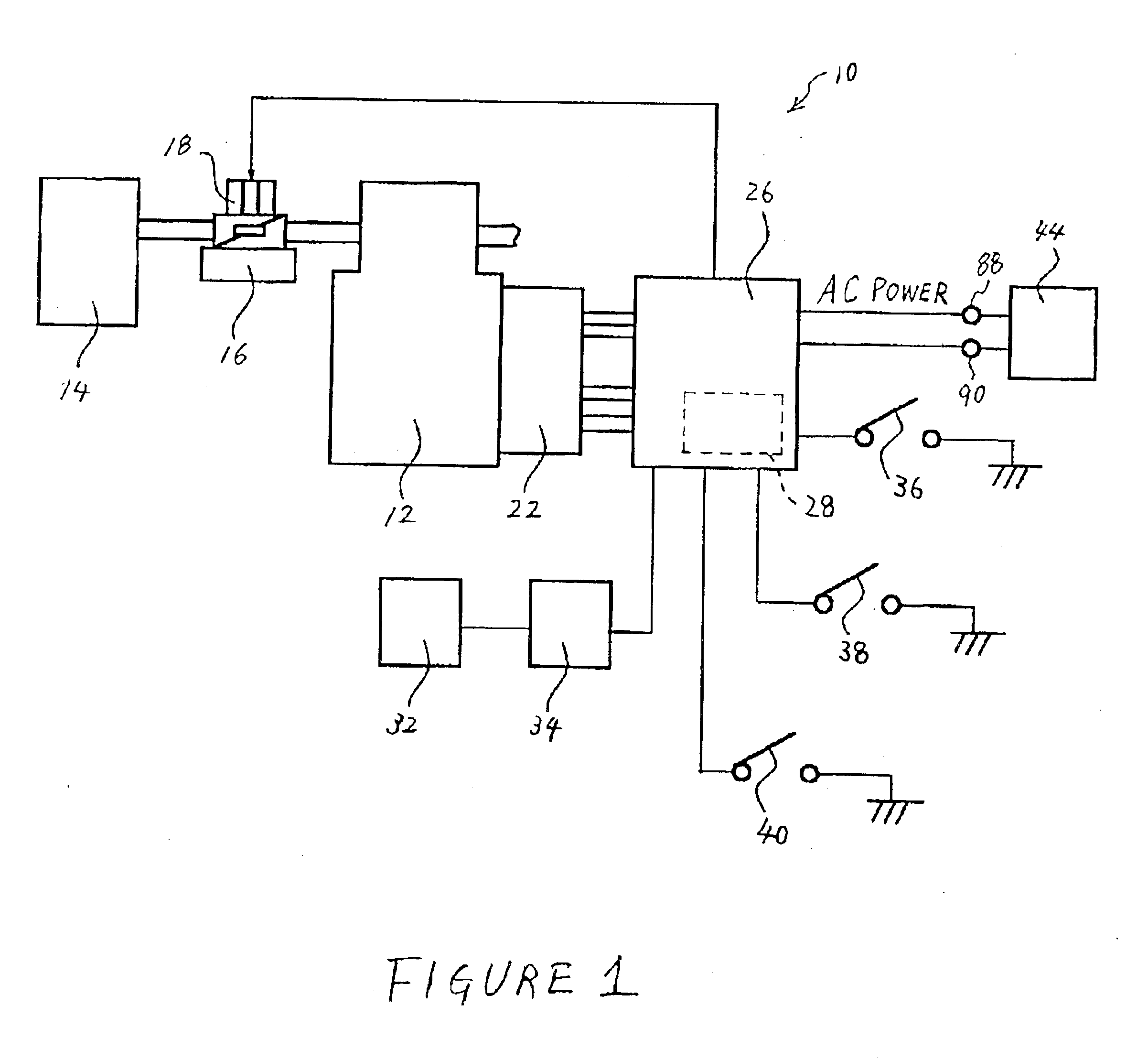 Decompression device for power generator engine