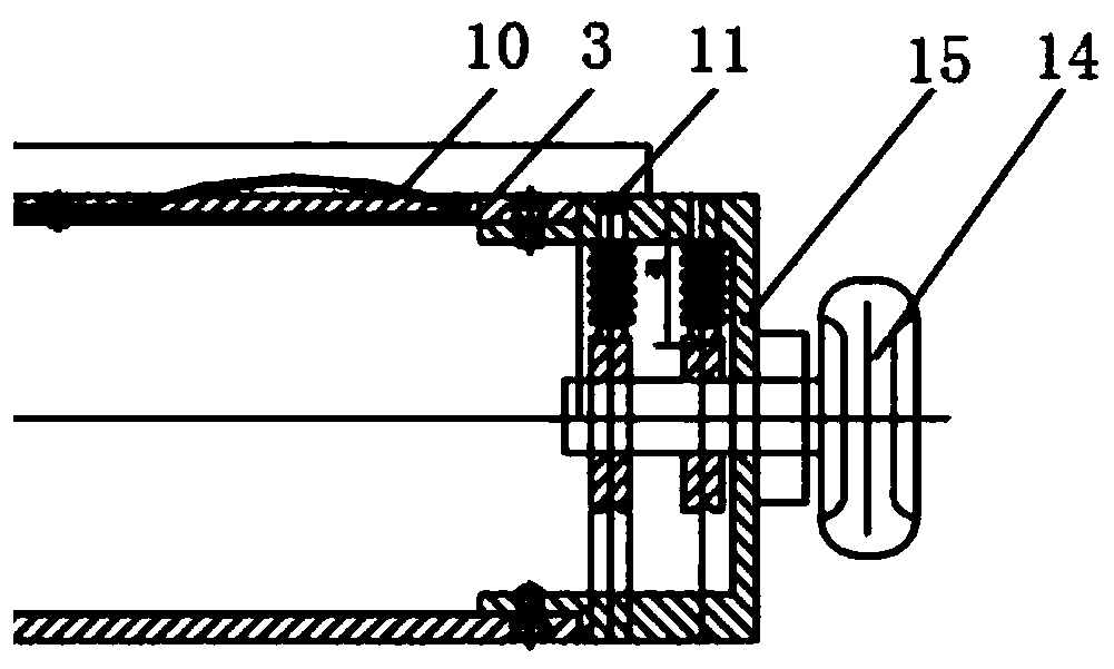 Constant small-tension-path direct-unwinding and unwinding device and method thereof