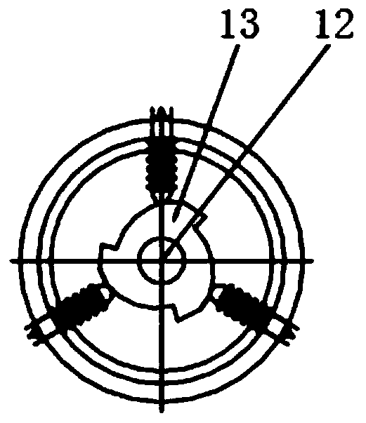 Constant small-tension-path direct-unwinding and unwinding device and method thereof