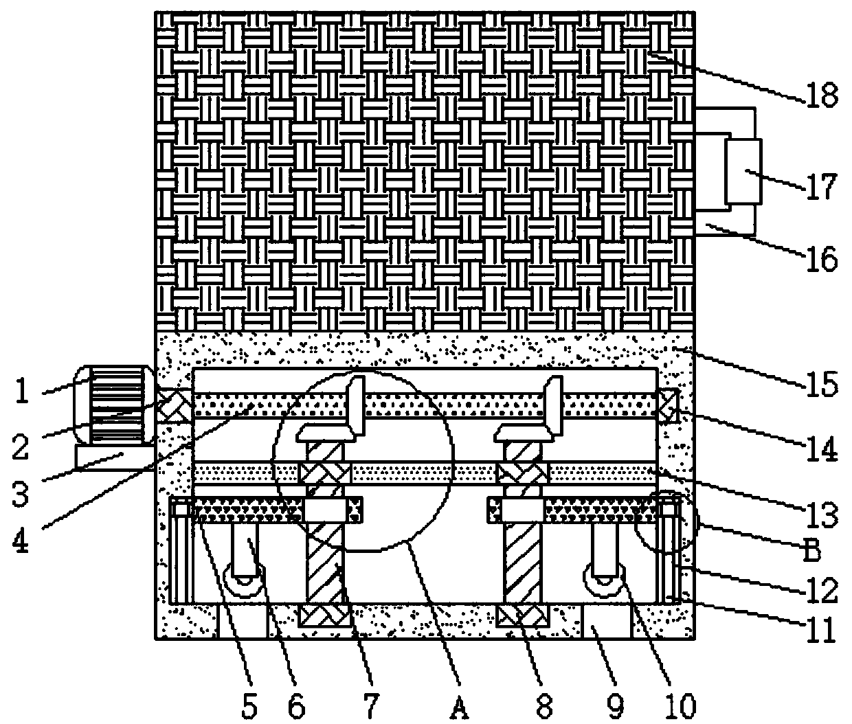 Irrigation device with good water-saving performance for landscaping