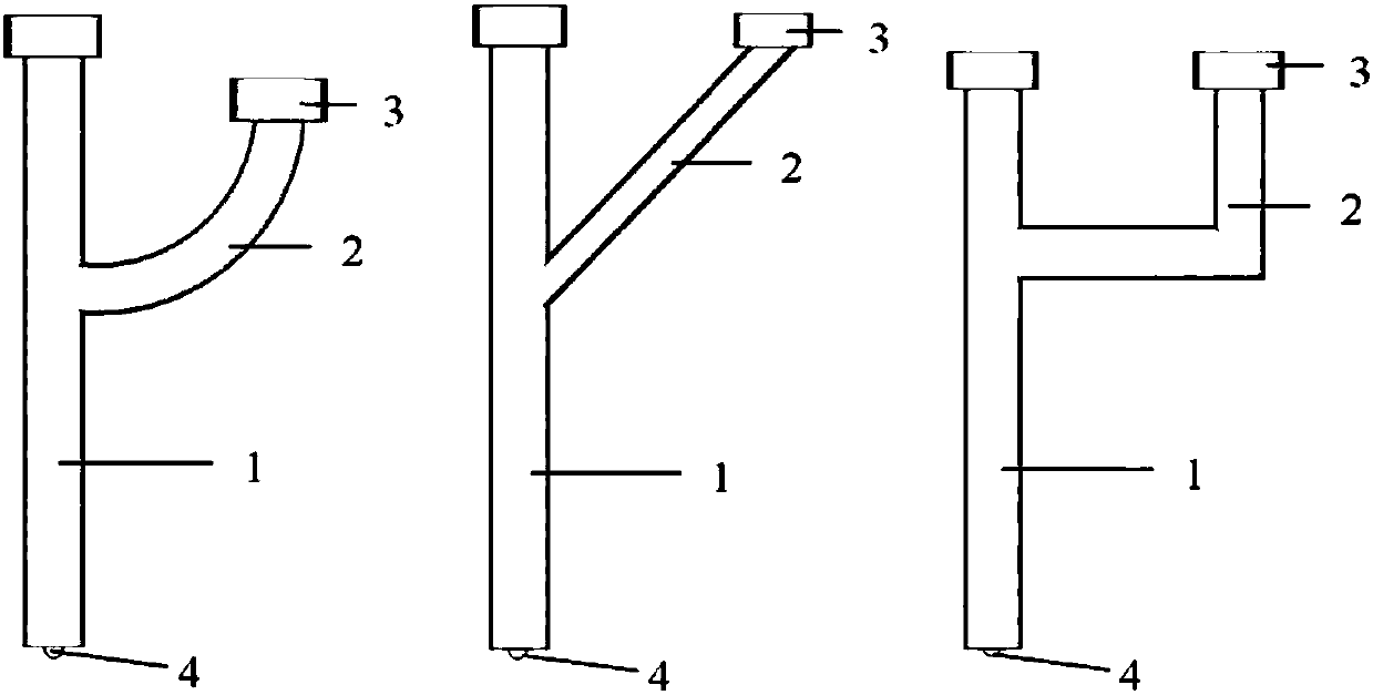 Branch-type shearing-resisting connecting part and application of branch-type shearing-resisting connecting part in preparation of steel-concrete composite structure