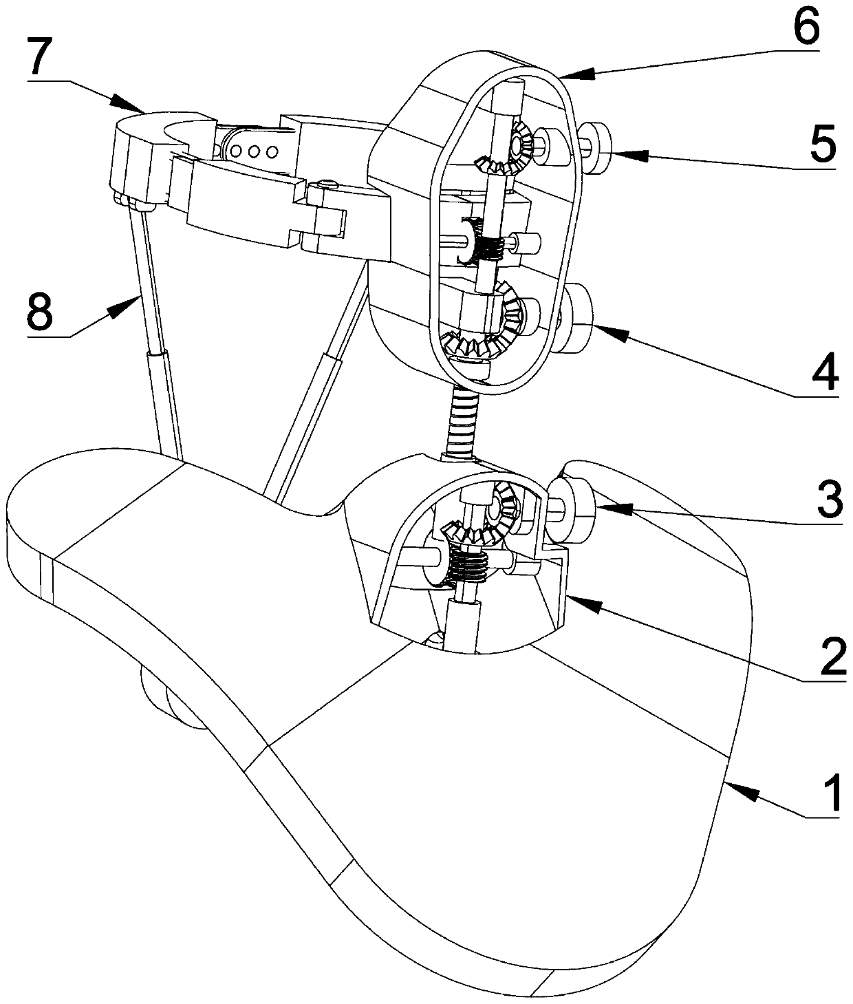 Cervical spondylosis traction cervical collar capable of realizing personalized adjustment