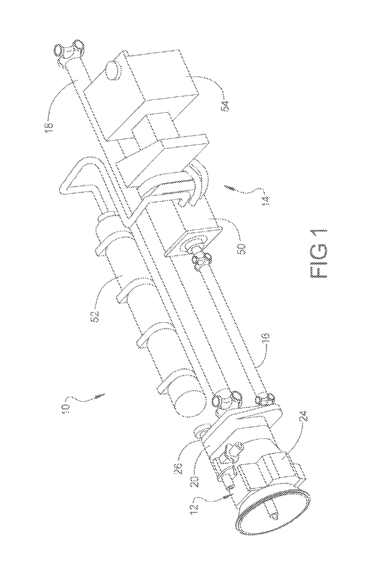 Adapter for connecting a countershaft transmission with a hydraulic launch assist system