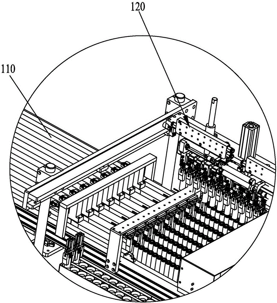 Workbin conveying mechanism and battery sorting collector