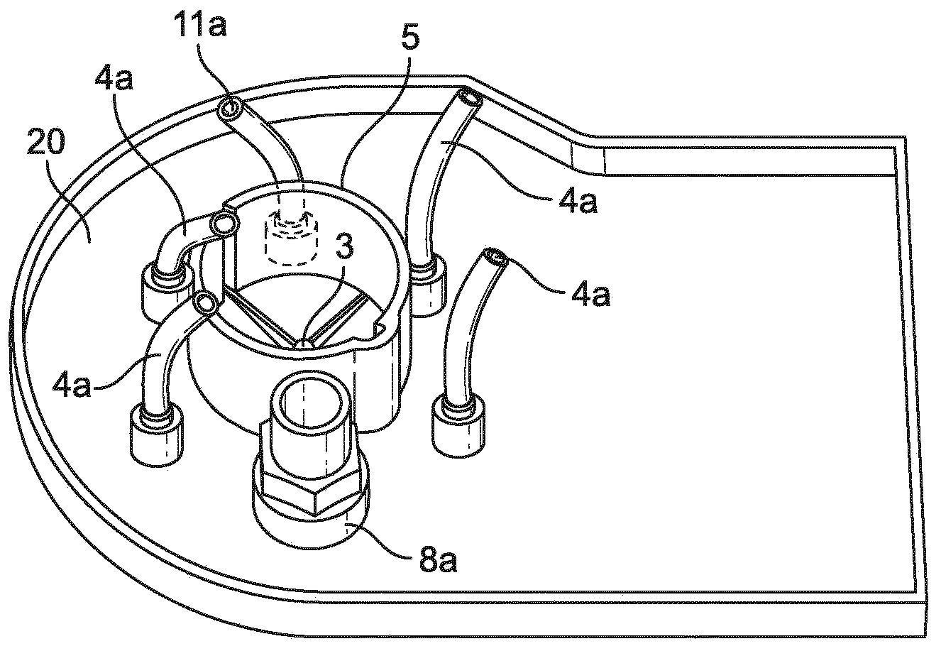 Beverage dispenser with improved nozzle assembly