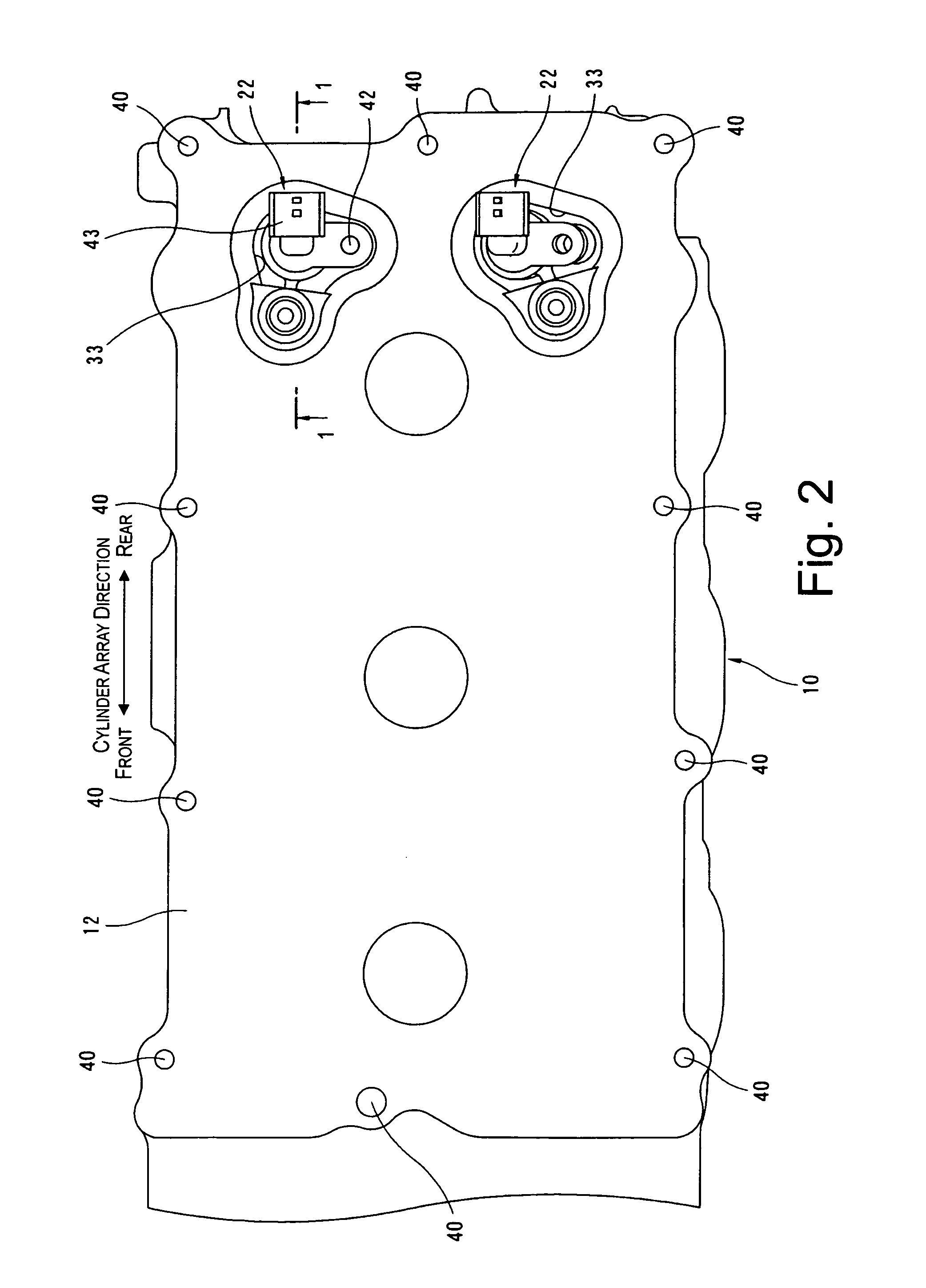 Cam angle sensor mounting structure