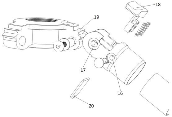 A tripod head cover