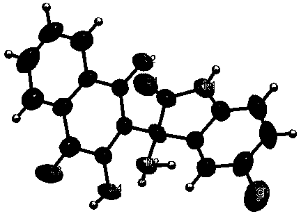2-(3-amino-2-oxoindolin-3-yl)-3-hydroxyl-1,4-naphthoquinone derivative and preparation method thereof