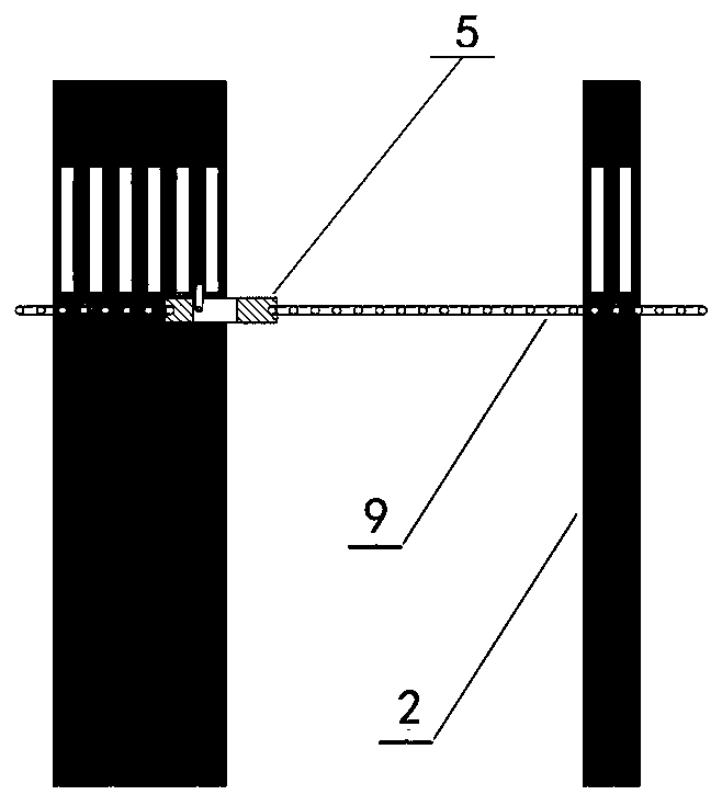 A continuous plate drawing system for a filter press