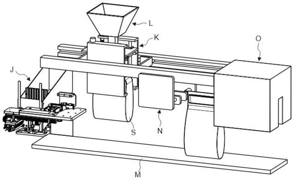 Packaging method for high polymer material production and processing