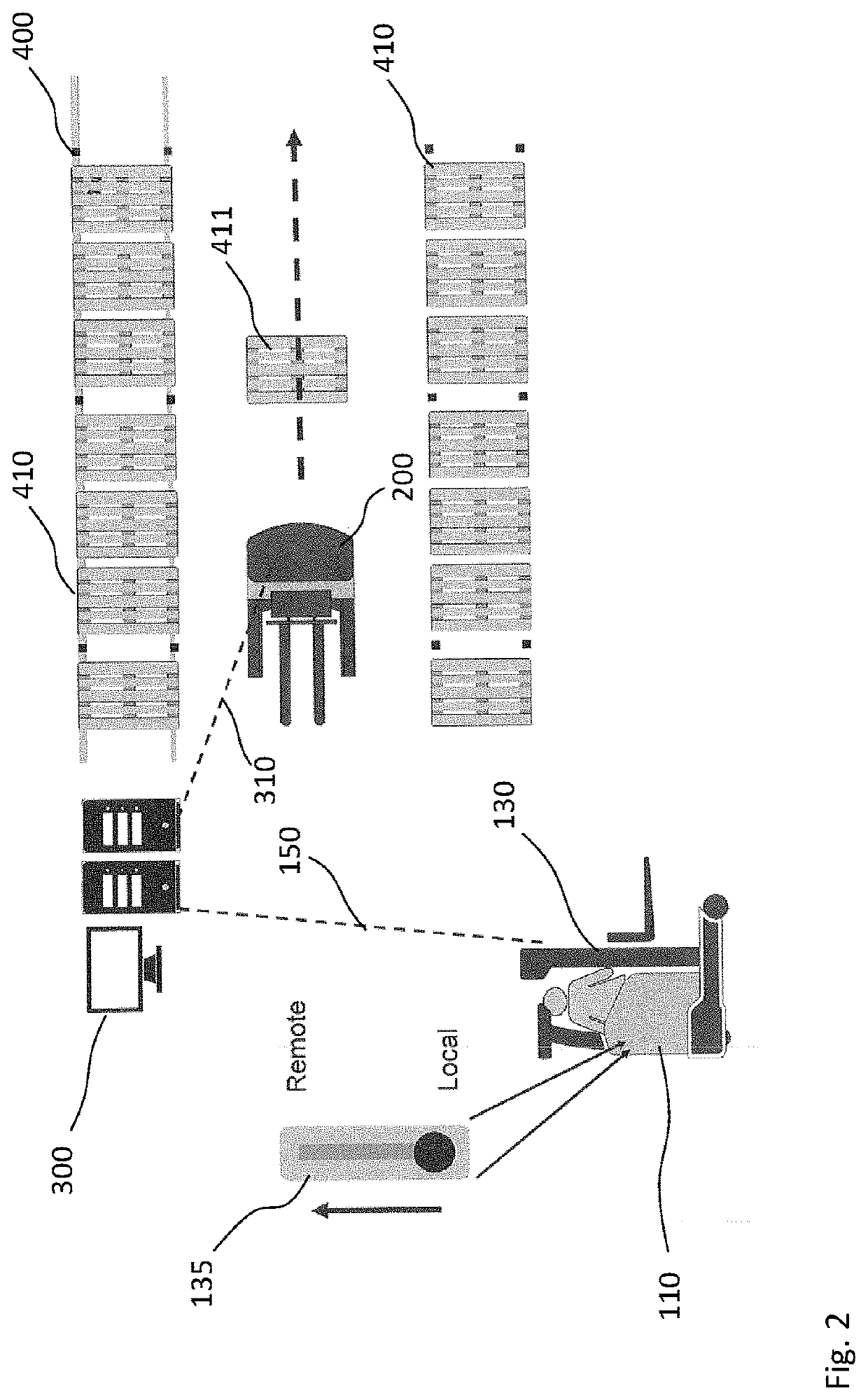 Device and method for remotely controlling an industrial truck