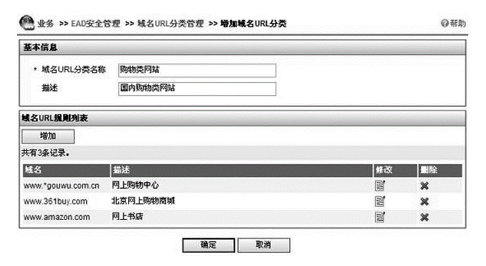 Method and device for controlling user URL (uniform resource locator) access