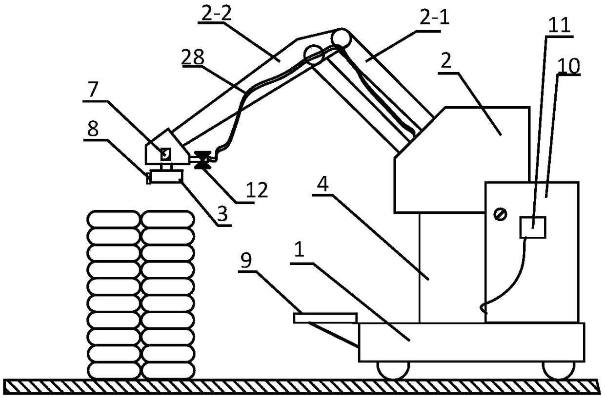 Large-load unstacking robot and unstacking method