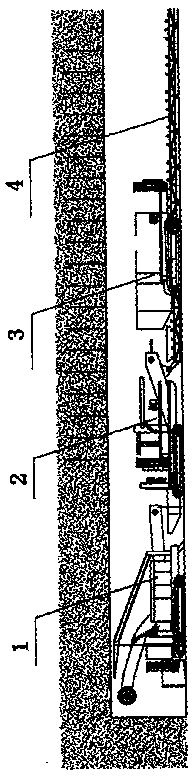 A kind of transfer and bolt anchor cable support system