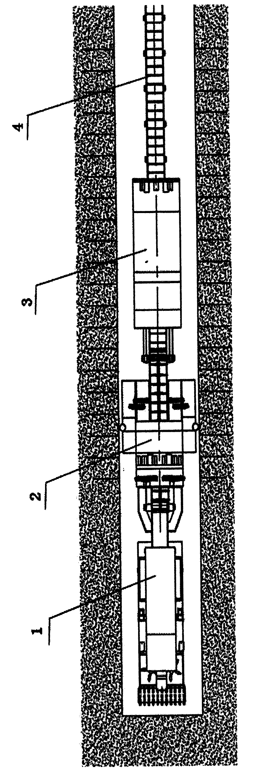 A kind of transfer and bolt anchor cable support system