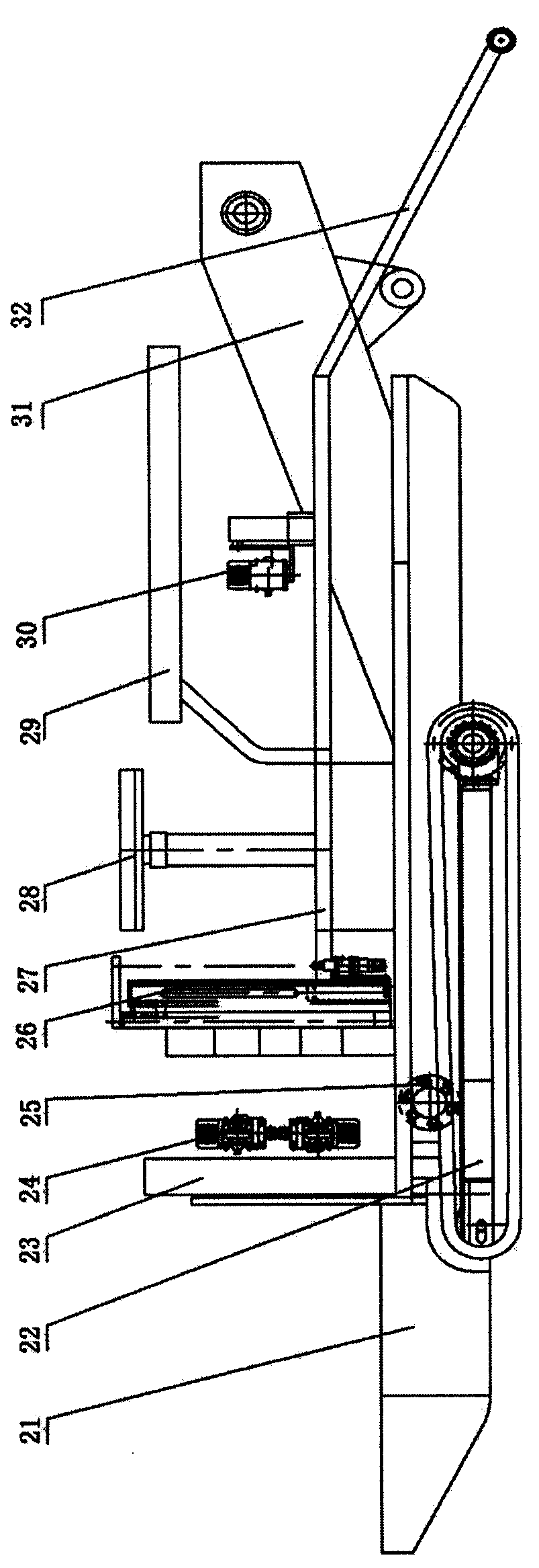 A kind of transfer and bolt anchor cable support system