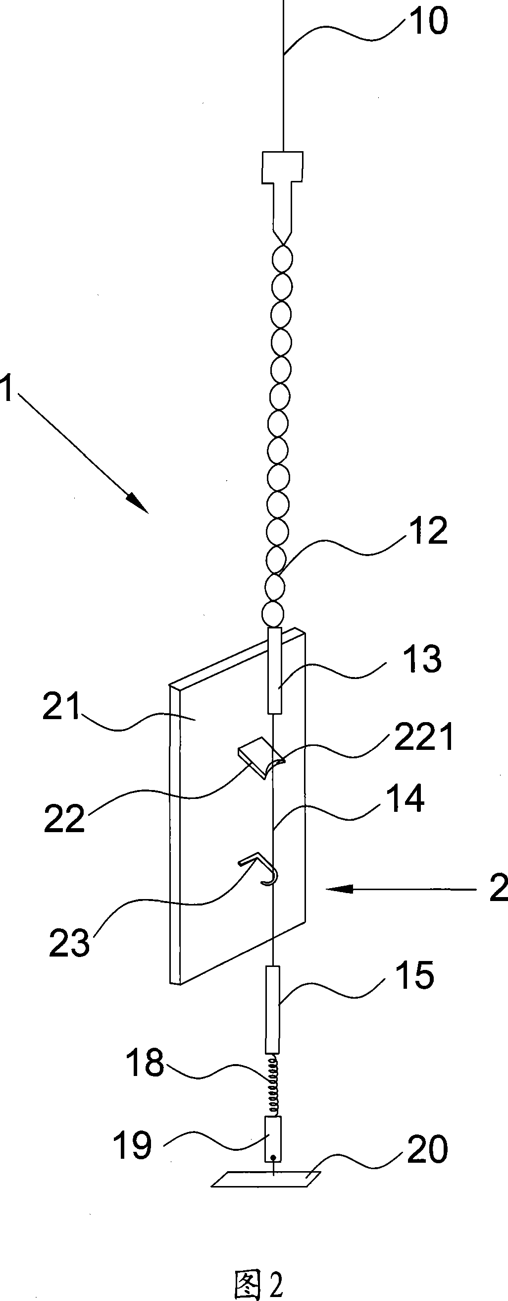 Detecting mechanism for needle lifting position of electronic jacquard machine